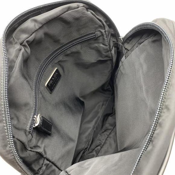 Prada Canvas Mini Shoulder Bag Ivory White - Picture 6 of 10